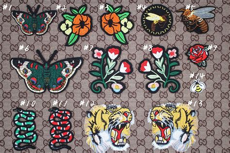 gucci patches iron on.